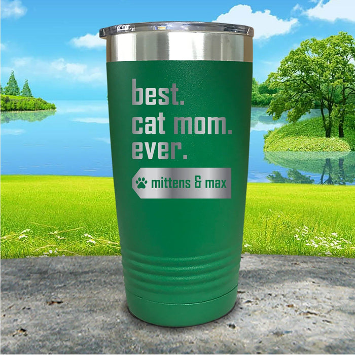 Best Dog or Cat Mom Personalized Engraved Tumbler