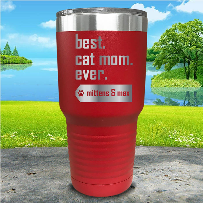 Best Dog or Cat Mom Personalized Engraved Tumbler