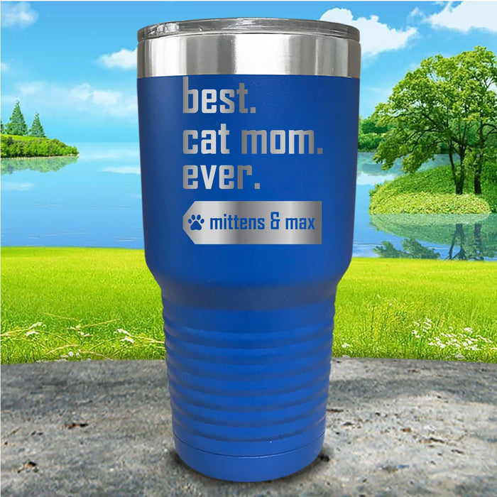 Best Dog or Cat Mom Personalized Engraved Tumbler