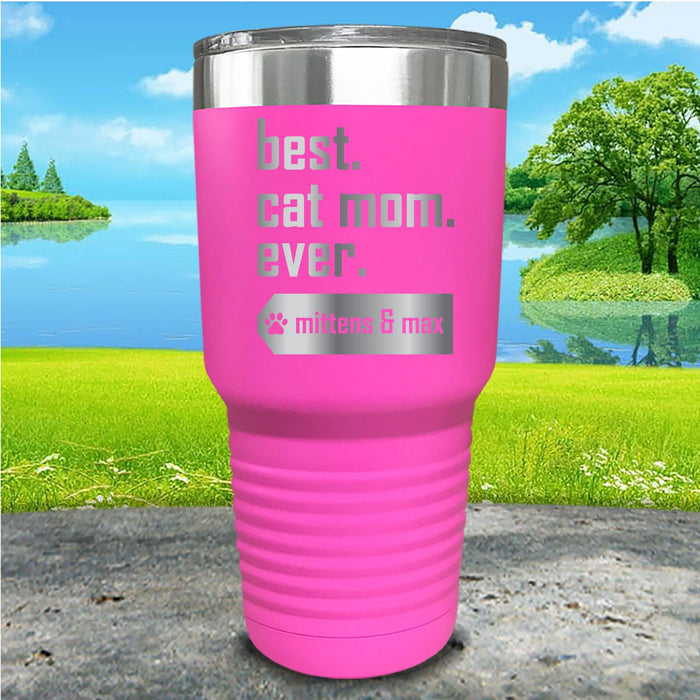 Best Dog or Cat Mom Personalized Engraved Tumbler