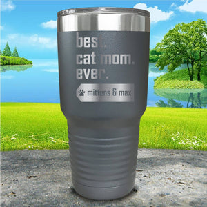 Best Dog or Cat Mom Personalized Engraved Tumbler