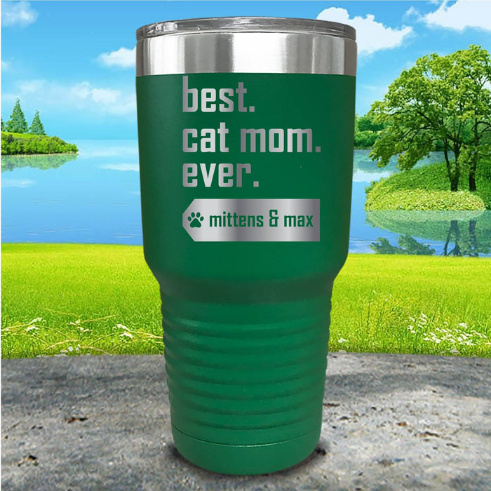 Best Dog or Cat Mom Personalized Engraved Tumbler