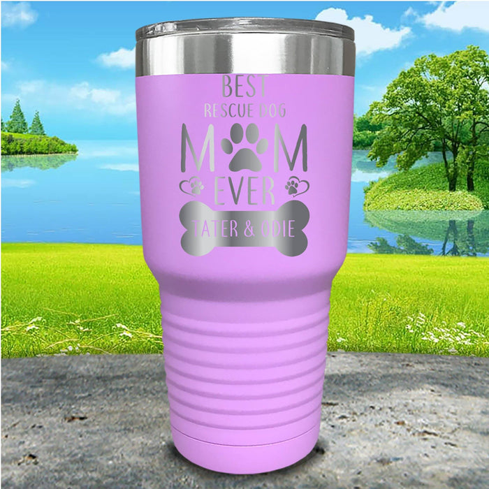 Rescue Dog Mom Personalized Engraved Tumbler