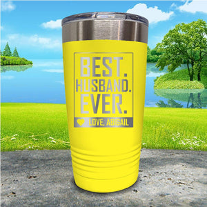 Best Husband Ever Personalized Engraved Tumbler