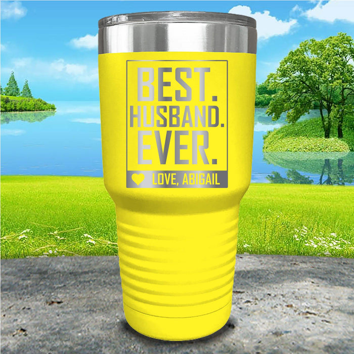 Best Husband Ever Personalized Engraved Tumbler