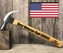 Best Veteran Dad Ever Personalized Engraved Hammer