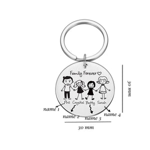 Custom Round Keychain