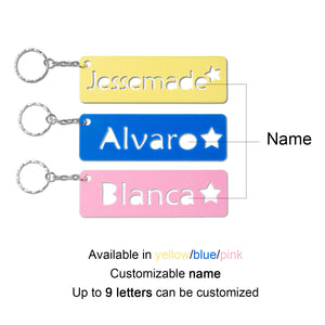 Custom Acrylic Name Keychain