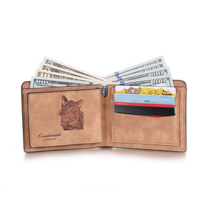 Custom Photo Wallet With Several Options To Add That Personalized Touch Inside and Out