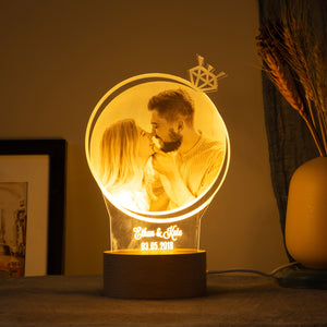 Personalized Photo Night Light LED Night Lamp Multi Colors Change
