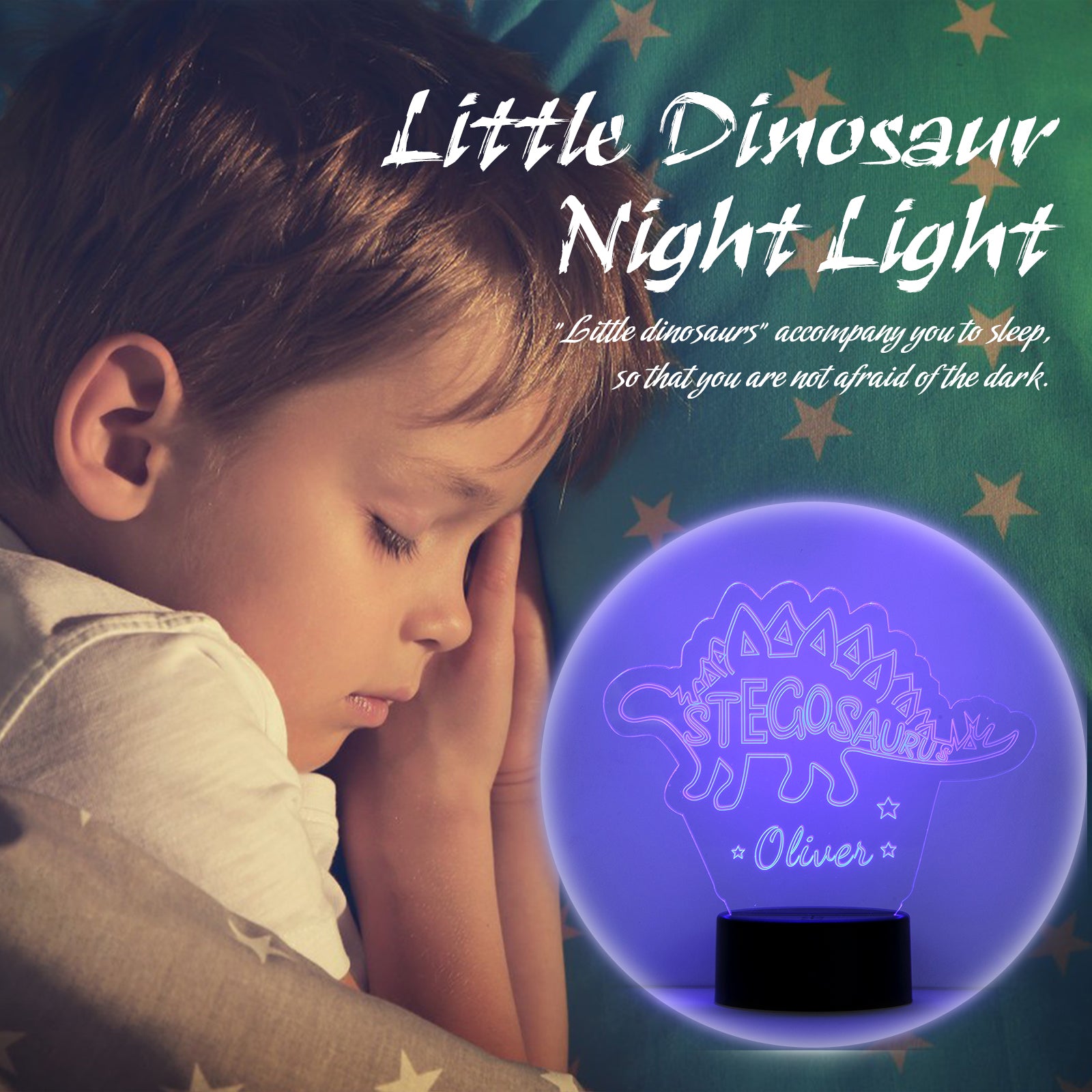 Custom Stegosaurus Night Light