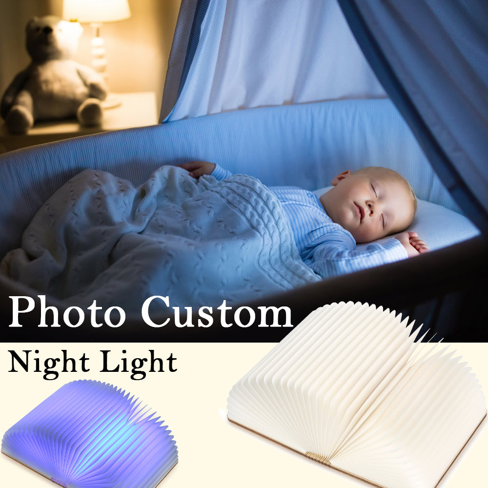 Custom Photo Book Night Light
