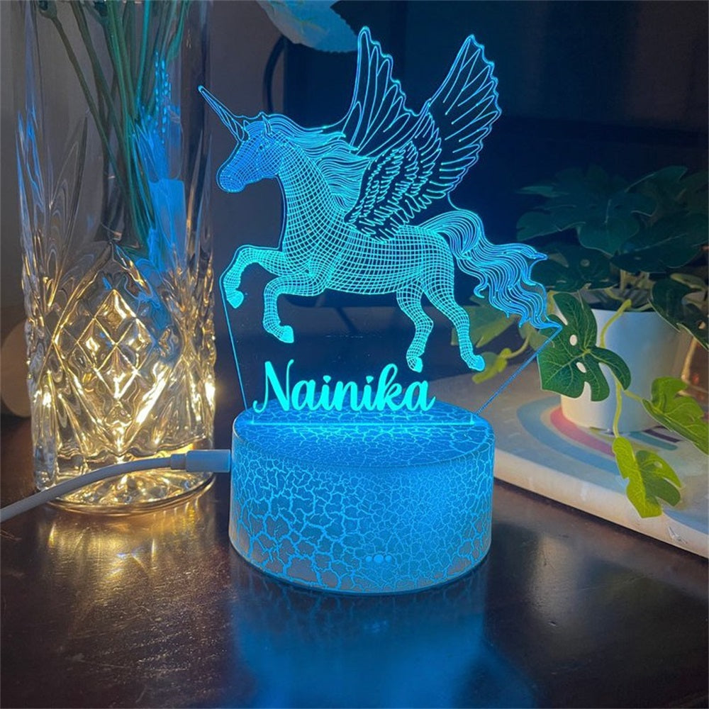 Custom Unicorn Light Lamp