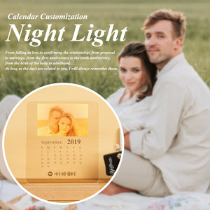 Custom Photo Special Date Night Light Plaque