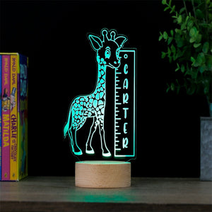 Custom Name Giraffe Night Light