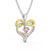 Personalized Custom Heart-shaped Birthstone & Name Necklace