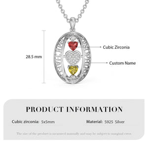 Custom 3D Jewelry Oval Necklace