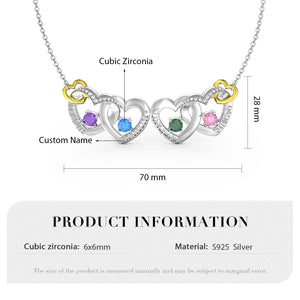 Custom 3D Jewelry Heart Shaped Necklace