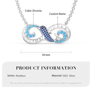 Custom 3D Jewelry Dolphin Necklace