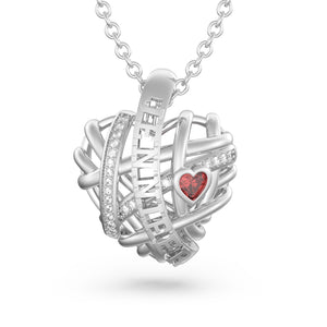 Custom 3D Jewelry Heart Box Necklace