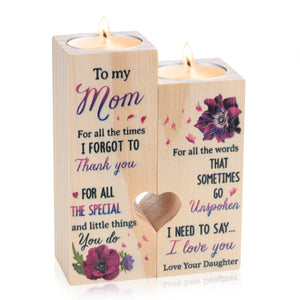 "To My Mother" Candle Holder Series 13 Different Designs to Choose From