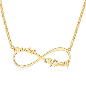 Personalized Custom Two Name Necklace