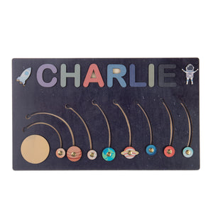 Personalized Wooden Universe Name Puzzle