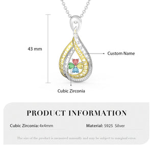 Custom 3D Jewelry Drop Water Necklace