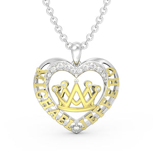 Custom 3D Jewelry Crown Necklace