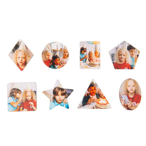 Custom Wooden Photo Name Puzzle With 8 Shapes