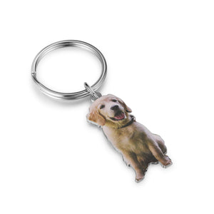 Custom Animal Photo Keychain