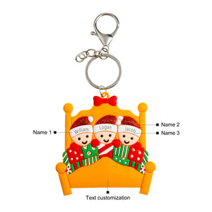 Christmas Decoration Custom Name Keychain