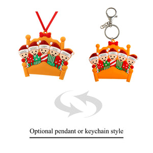 Christmas Decoration Custom Name Keychain