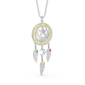 Custom 3D Jewelry Dreamcatcher Necklace