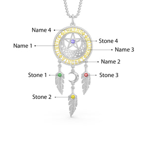 Custom 3D Jewelry Dreamcatcher Necklace