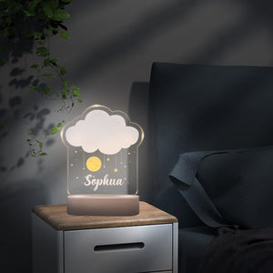 Custom Name Acrylic Cloud Night Light