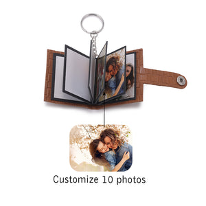 Custom Mini Photo Album Keychain