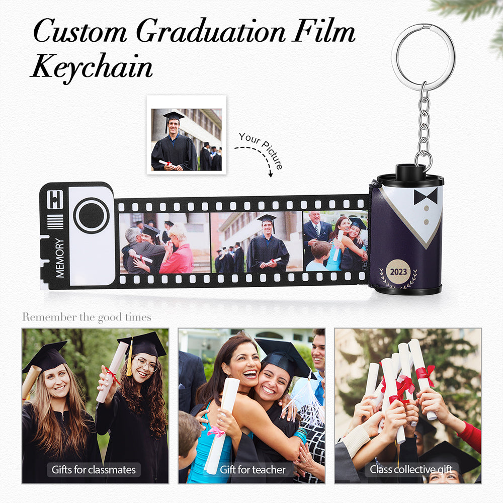 2023 Custom Graduation Film Keychain