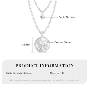 Custom 3D Jewelry Bee Necklace