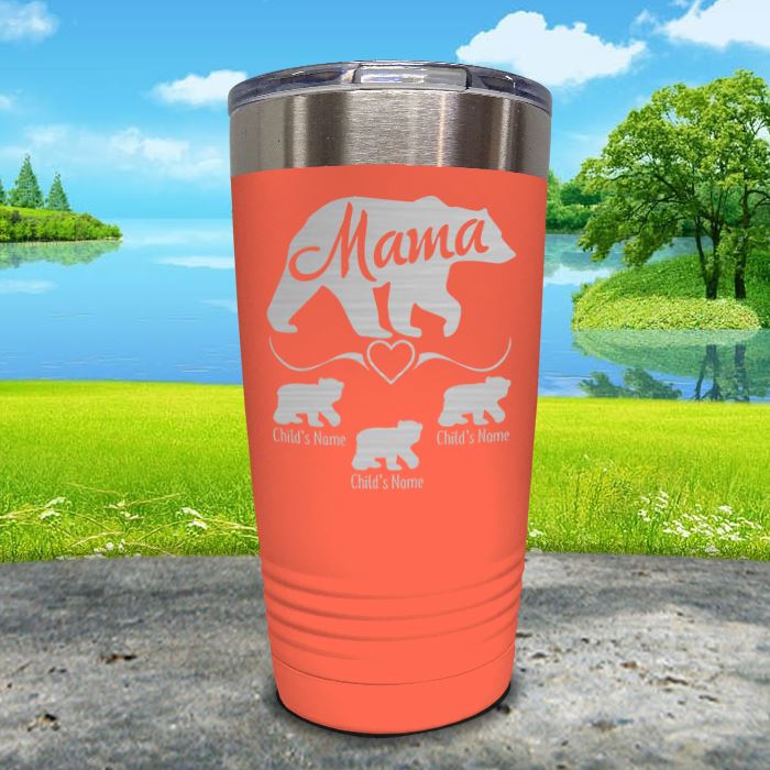 Mama Bear 20 oz. Stainless Steel Water Bottle - Crazy4Decals