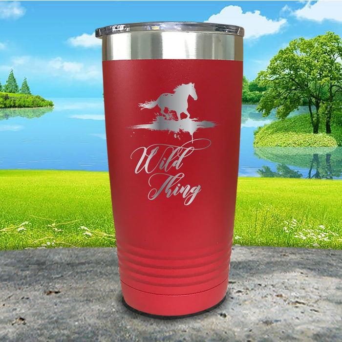 Wild Thing Cowgirl Engraved Tumbler