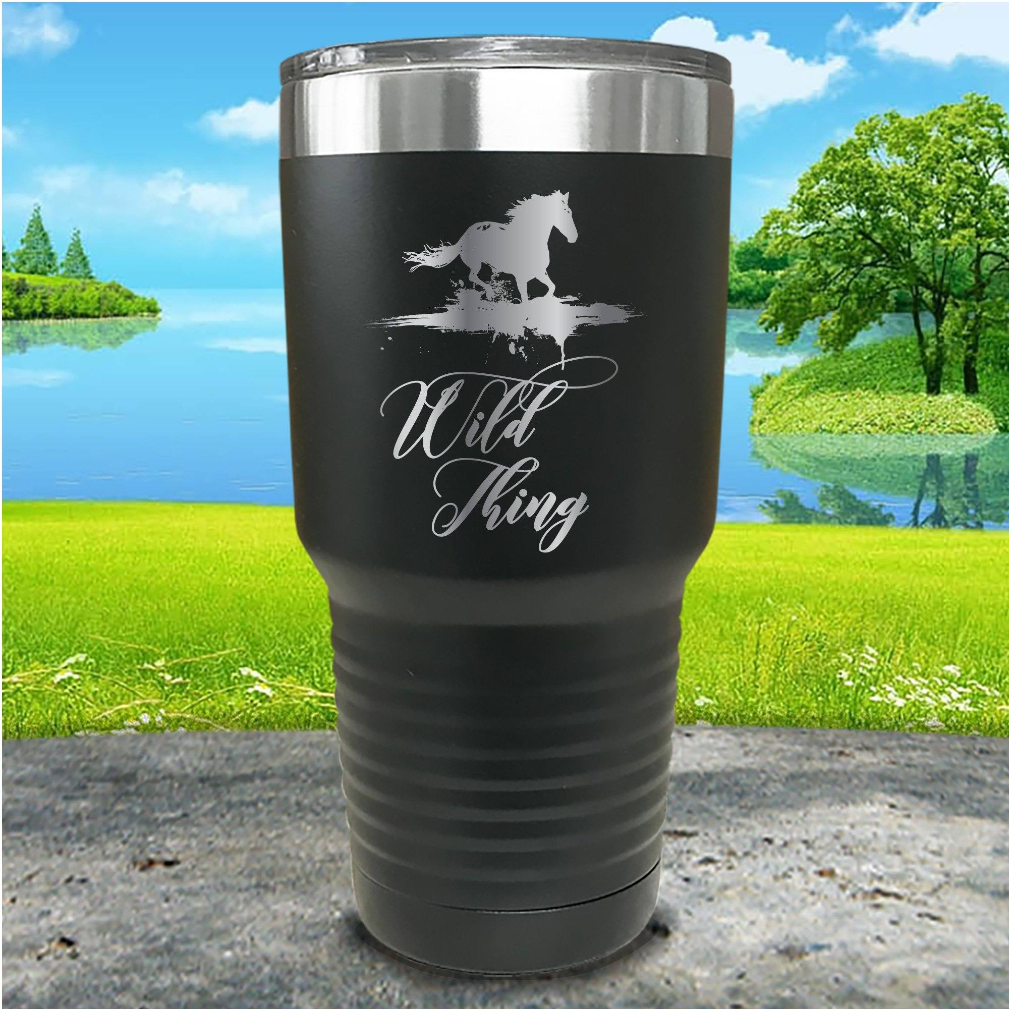 Wild Thing Cowgirl Engraved Tumbler