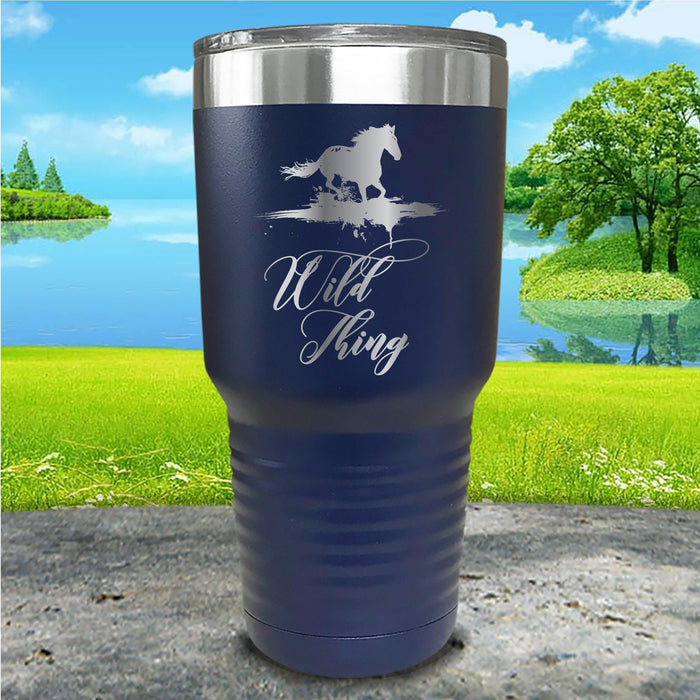 Wild Thing Cowgirl Engraved Tumbler