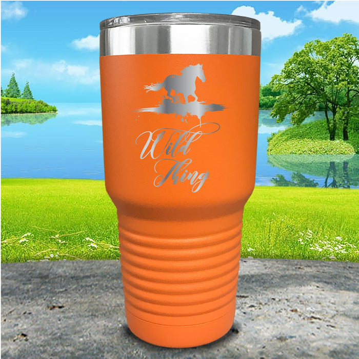 Wild Thing Cowgirl Engraved Tumbler