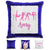 Dance Personalized Magic Sequin Pillow Pillow GLAM Blue 