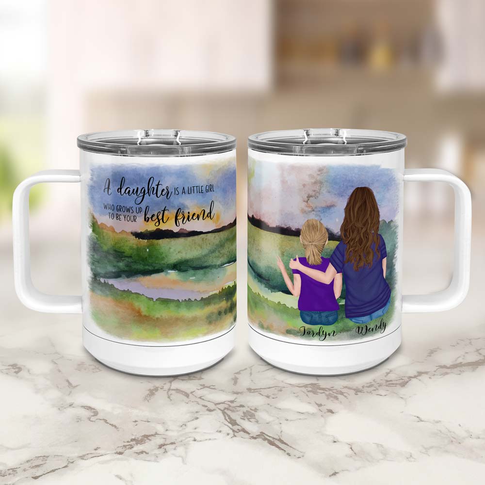 Personalized Mug - Mother & Daughter - Best Mom Ever