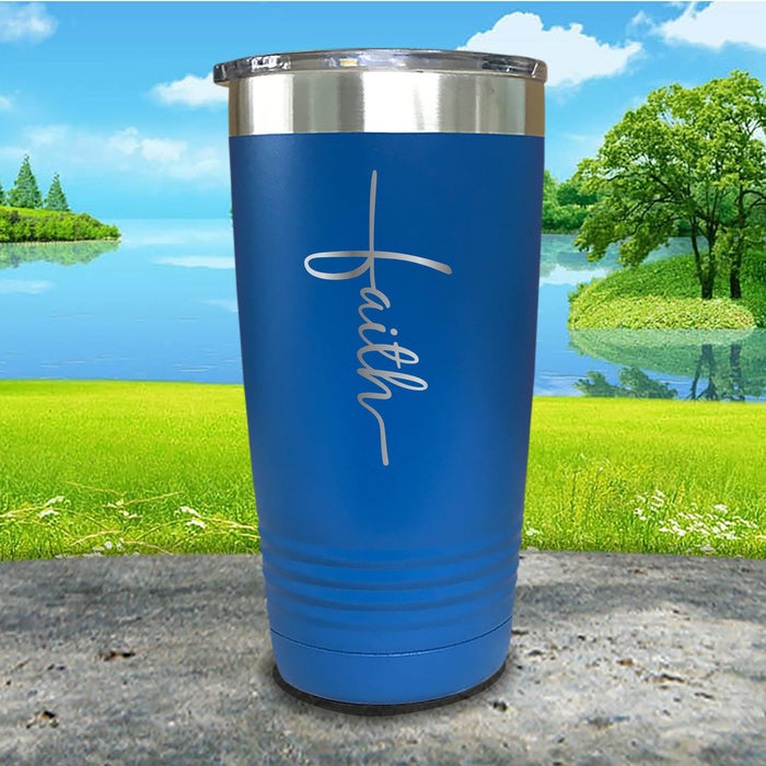 Faith Cross Personalized Engraved Tumbler