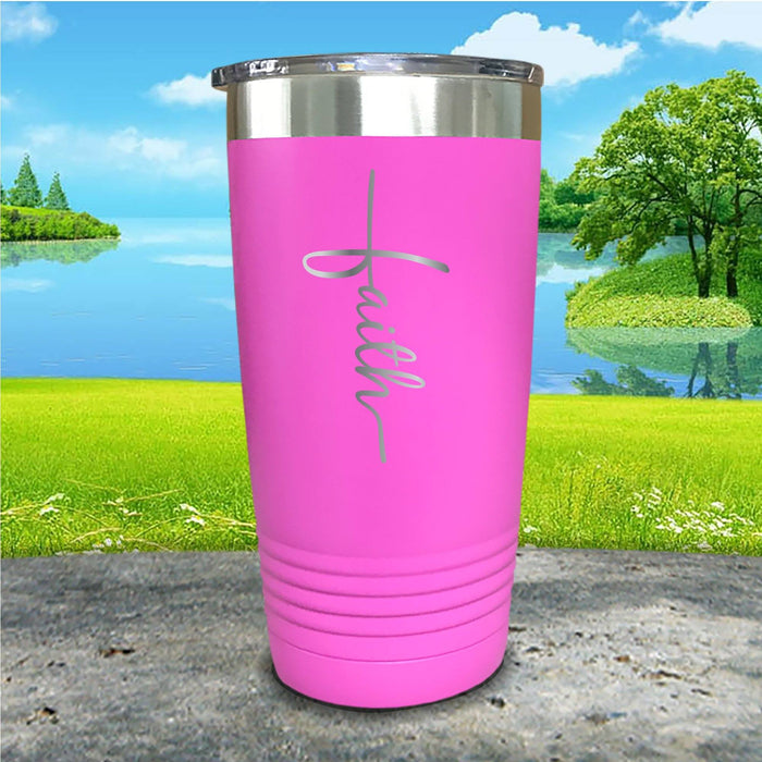 Faith Cross Personalized Engraved Tumbler