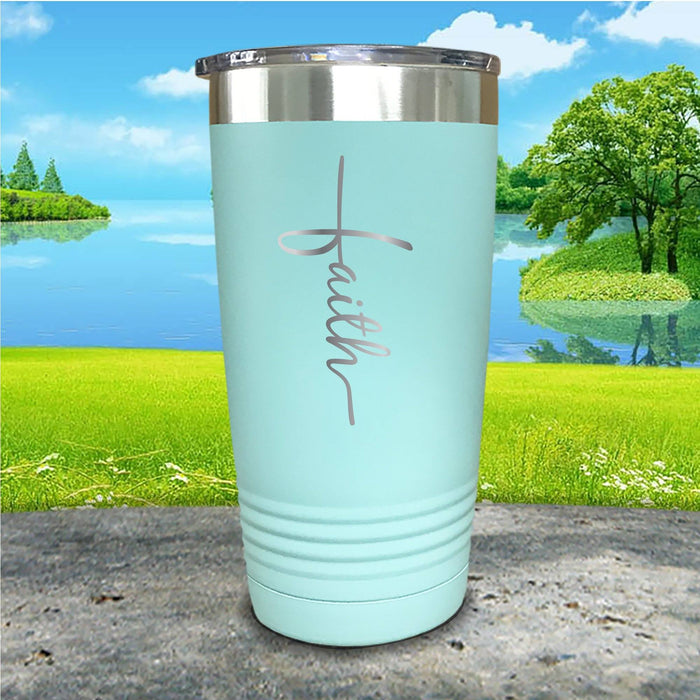 Faith Cross Personalized Engraved Tumbler