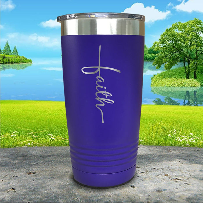 Faith Cross Personalized Engraved Tumbler